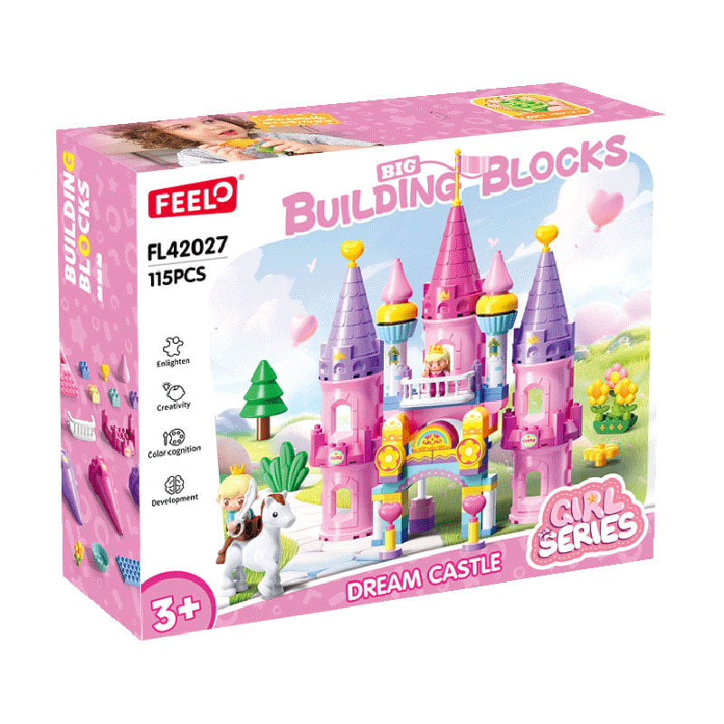 Дитячий конструктор FEELO TOYS Казкове королівство, 115 деталей, від 3 років (FL42027)